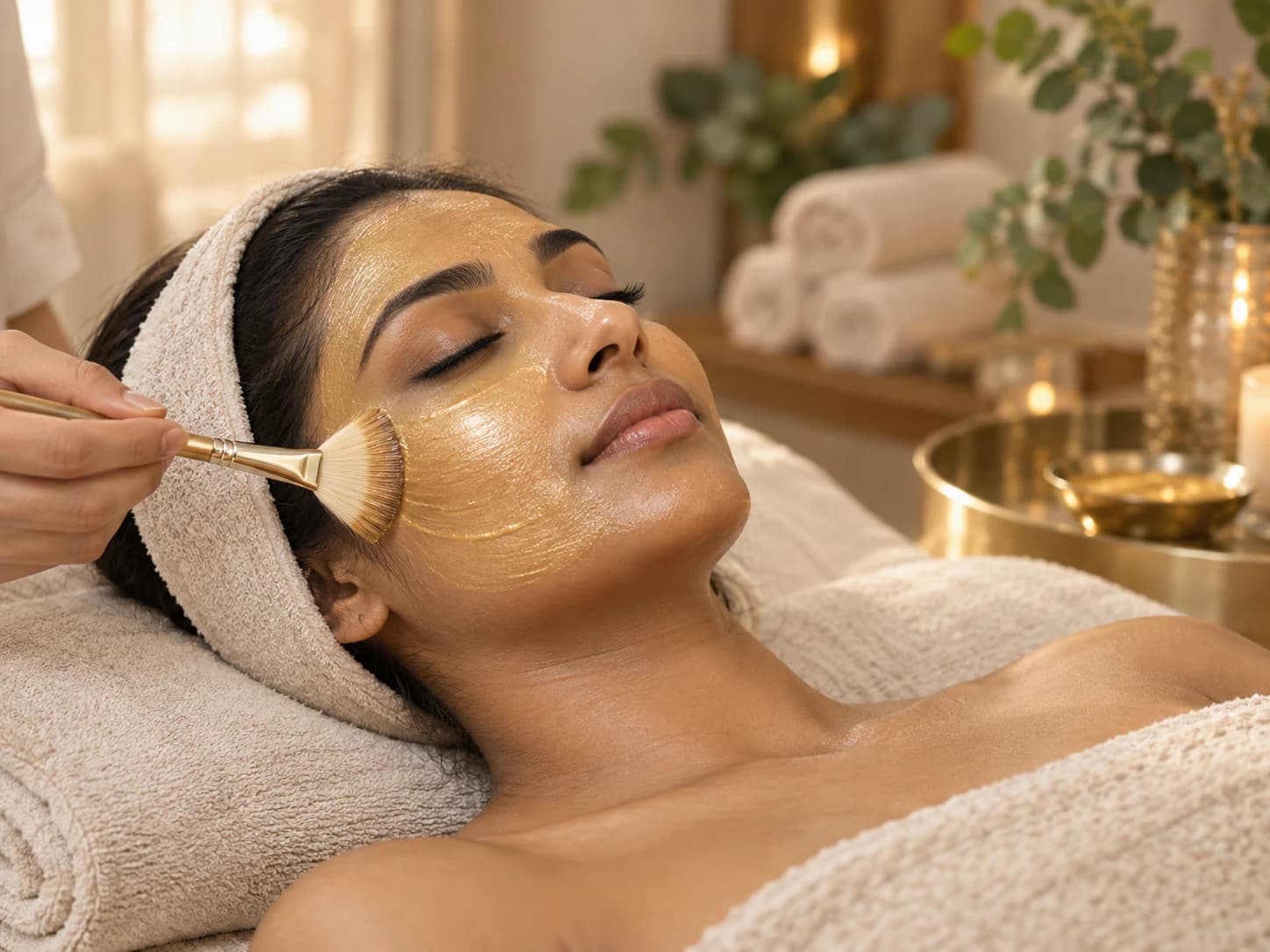 Gold facial